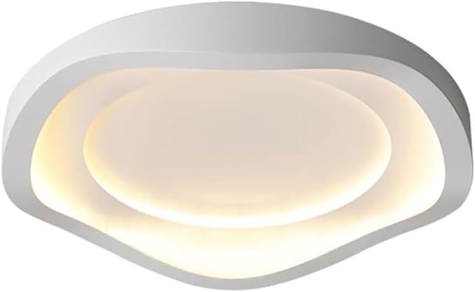 Modern Minimalist Ceiling Light Fixtures Ultra Thin Metal Acrylic Close to Ceiling Lights Nordic Dimmable Ceiling Lamps for Bedroom Kitchen Dining Room Living Room(40CM)