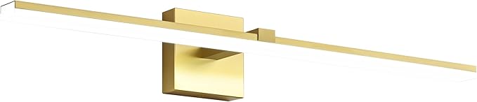 ZUZITO LED Vanity Light Gold Modern 30 inch Bathroom Lighting Fixtures Over Mirror Dimmable Bath Wall Lights Bar