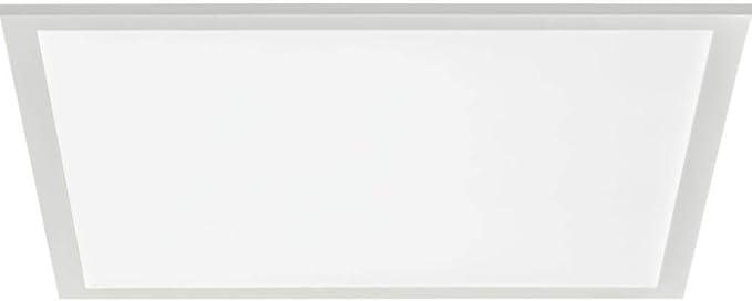 Lithonia Lighting CPX 2x2 LED Flat Panel Light, 2 ft. x 2 ft. LED Light Panel, Ceiling Lighting Fixture for Shop Lighting, 3200 Lumens, Smooth Satin Lens, 4000K Cool White