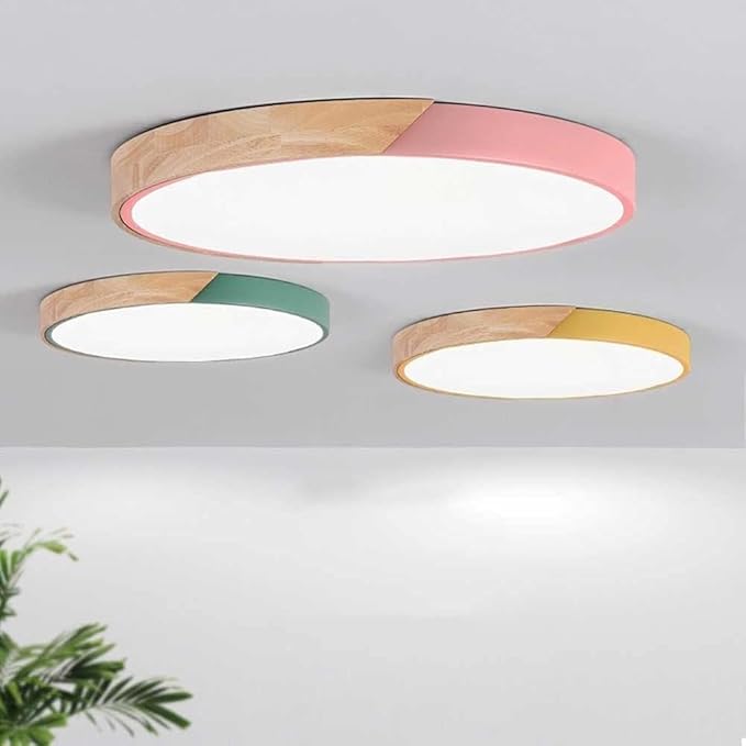 Ceiling Lamp Modern Minimalist Round Ceiling Light Fixture Flat Light Energy-Saving Easy Installation Bedroom Lights Living Room,Chandelier