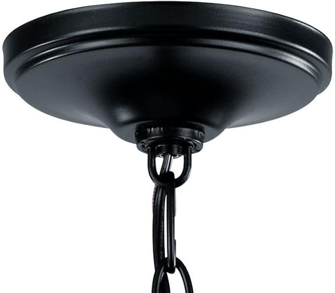 KICHLER Larkin 22.25" 3 Light Pendant in Black
