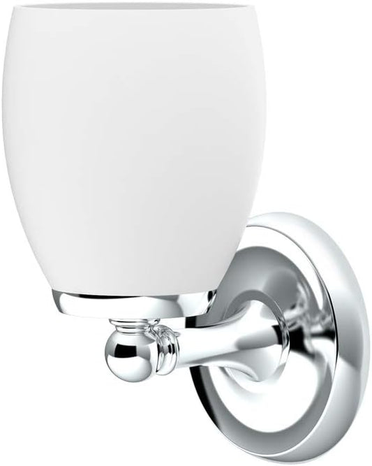 Gatco 1640 Sconce, Single, White/Wall Mounted 6" H x 4.50" W Bathroom Vanity One Sconce Lighting Fixture