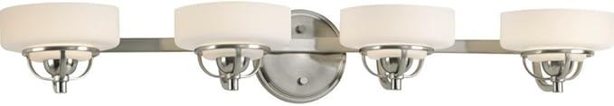 Progress Lighting P2722-09WB Four-Light Bath with Bulb