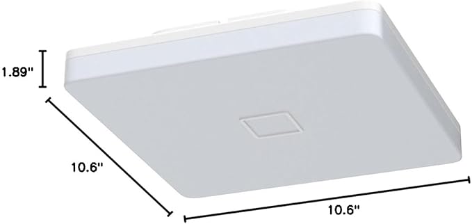 Airand 5000K LED Ceiling Light Flush Mount Ceiling Lamps 18W LED Ceiling Light Fixture,10.6 inch Square LED Light Fixture for Home & Office, Hallway with 180pcs LED Chips, 1800LM, 80Ra+ (Daylight)