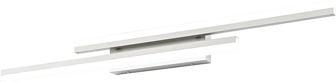 PRESDE 40" LED Bathroom Vanity Light, Modern Brushed Nickel Wall Bar Fixture Over Mirror Dimmable