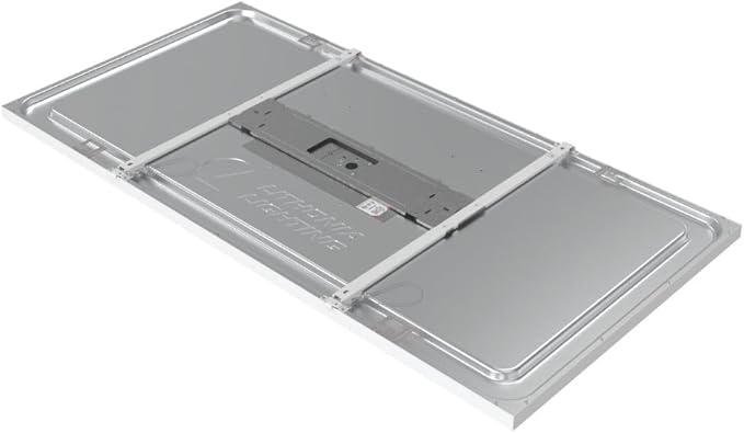 Lithonia Lighting CPANL 2x4 LED Flat Panel Light, 2 Ft. x 4 Ft. LED Light Panel, Ceiling Lighting Fixture, 4000/5000/6000 Adjustable Lumens, 3500K/4000K/5000K Switchable CCT, White