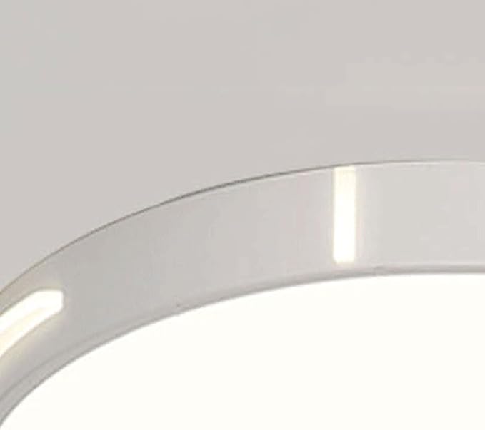 Modern Minimalist Ceiling Lamps Metal and Acrylic Flat Lighting Black and White Circular Ceiling Lights Suitable for Bedrooms and Study Rooms