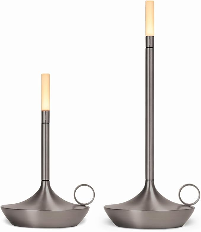 Graypants Wick Portable LED Lamp (Graphite, Short)