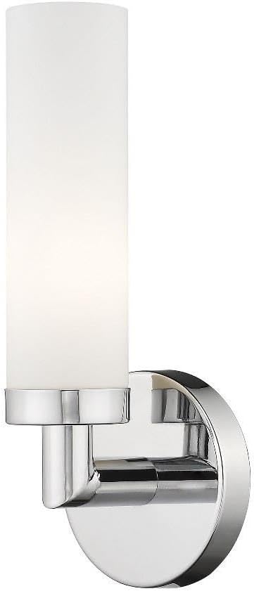 Livex Lighting 10103-05 Aero 1-Light Wall Sconce, Chrome