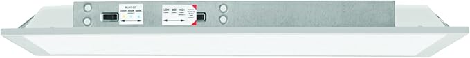 Lithonia Lighting CPX LED Flat Panel Light, 2Ftx2Ft LED Light Panel, Ceiling Lighting Fixture, 2500/3200/4000 Adjustable Lumens, 3500K/4000K/5000K Switchable CCT, Smooth Satin Lens, White (4-Pack)