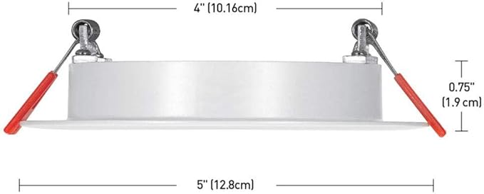 Slim Baffle 4 in. Color Selectable New Construction and Remodel Canless Recessed Integrated LED Kit (4-Pack)