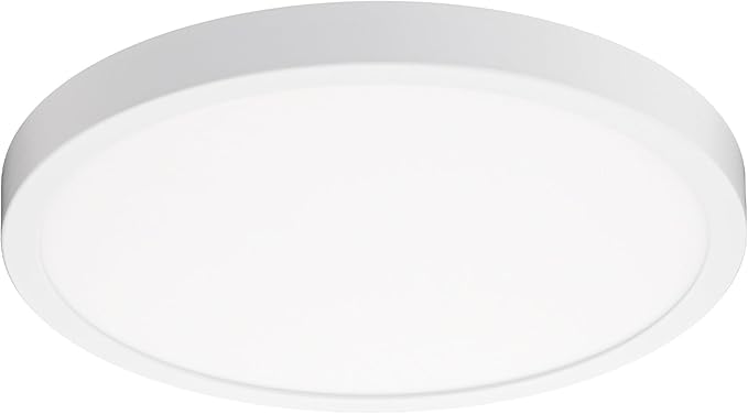 Builder Essential Round LED 11in Flush Mount 21W 2,050 Lumens with 5-CCT Selectability 2700-3000-3500-4000-5000K in White