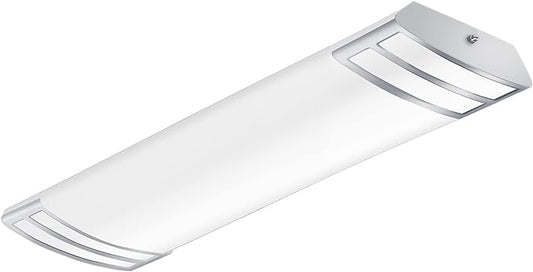 FAITHSAIL 2FT LED Light 20W 2200lm LED Linear Flush Mount Lights, 4000K Neutral White, 2 Foot Kitchen LED Lighting Fixture Ceiling for Craft Room, Laundry, Fluorescent Tube Replacement