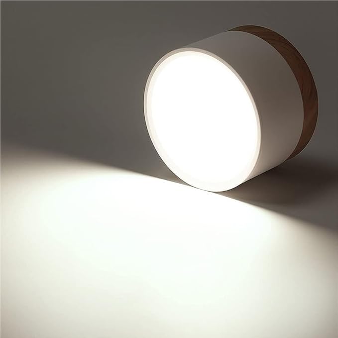 KISAD Nordic Modern and Minimalism Ceiling Lights Macaron Color Semi Flush Mount Ceiling Light Cylindrical Ceiling Light Fixture for Bedroom(White)