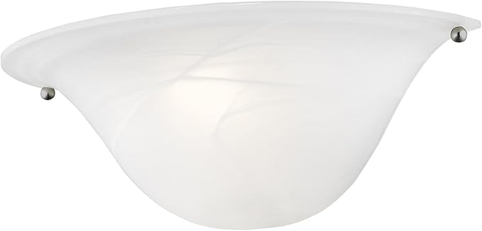 Livex Lighting Wynnewood 1 Light Wall Sconce Satin Nickel Finish