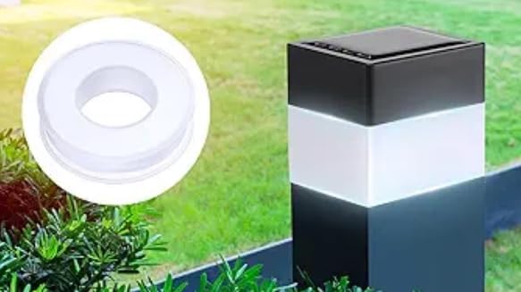 Tujoe Solar Post Cap Lights Fence Post Solar Lights 2in x 2in (5cm x 5cm)(White,25 Pack)