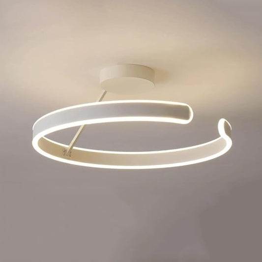 LED Dimmable Minimalist Ceiling Light, Acrylic Close-to-Ceiling Light, Modern Ring Ceiling Lamp Fixture, for Hallway, Stairs, Kitchen, Living Room, Bathroom, Bedroom