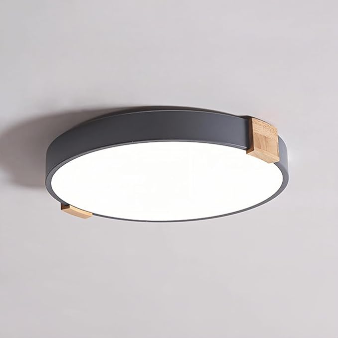 Nordic LED Ceiling Lamp, Minimalist Living Room Close To Ceiling Light Fixtures, Flat Modern Round Saving Ceiling Lights, Ultra -thin Design Macaron Ceiling Lighting, For Kitchen Island Offi