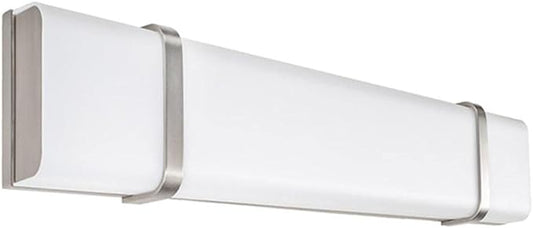 WAC Lighting, Link 37in LED Energy Star Bathroom Vanity & Wall Light 3000K in Brushed Nickel