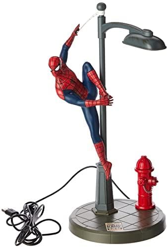 Paladone Spiderman Desk Lamp - Officially Licensed Disney Table Light, Marvel Streetlight Spider Man Spotlight, Gift for Multiverse Fans