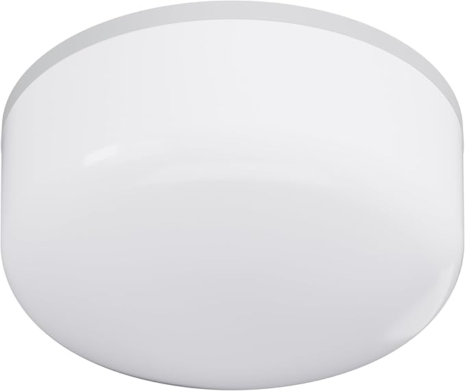 HALO Spin Light 6 inch Flush Mount LED Ceiling Light Fixture 1600 Lumens 15W Selectable CCT 2700K-5000K Easy Screw in Installation Replaces 100W Bulbs