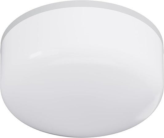 HALO Spin Light 6 inch Flush Mount LED Ceiling Light Fixture 1600 Lumens 15W Selectable CCT 2700K-5000K Easy Screw in Installation Replaces 100W Bulbs