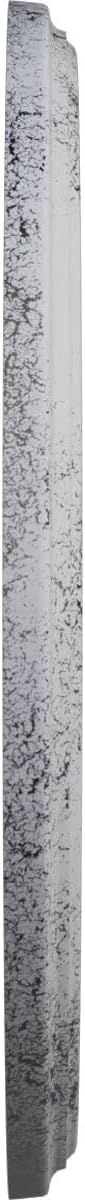 Ekena Millwork Berkshire Ceiling Medallion, Ultra Pure White Crackle