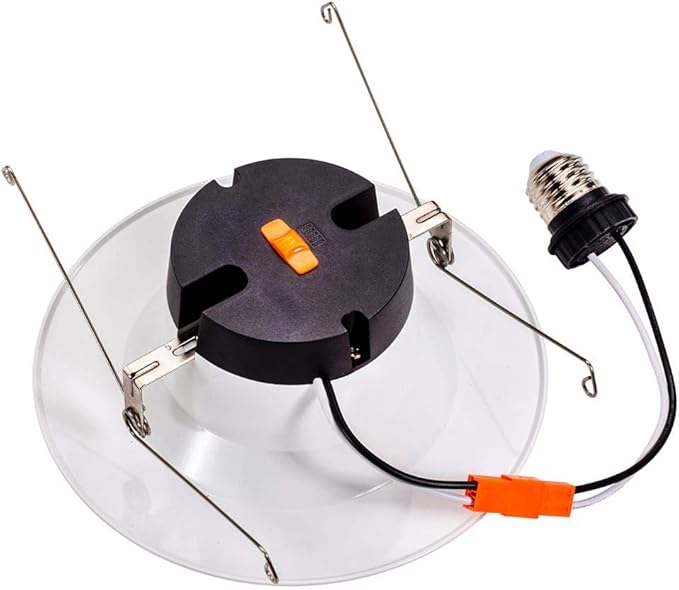 Topaz Round 4 Inch LED Recessed Retrofit Downlight, 7 W, Smooth Trim, 5CCT Selectable 2700K,3000K,3500K,4000K,5000K, White