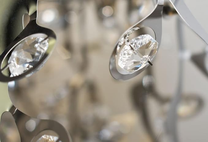 Maxim Comet-Seven Light Flush Mount in Crystal style-25 Inches Wide by 19.5 inches high