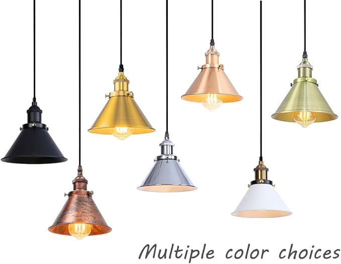 3-Pack Adjusted Wire Length H-Type Track Hanging Light 3.9 Ft Black Cord E26 Base Silver Metal Pendant Light Fixture,Industrial Lamp for Loft Aisle Balcony(No Bulb,No Track)