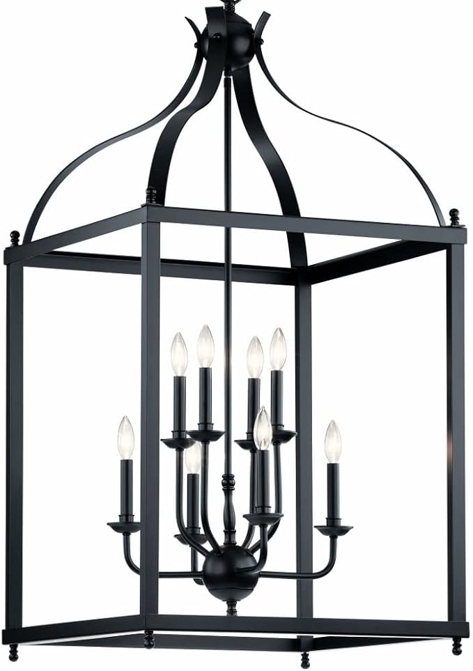 Kichler Larkin 47.75" 8 Light Pendant in Brushed Nickel