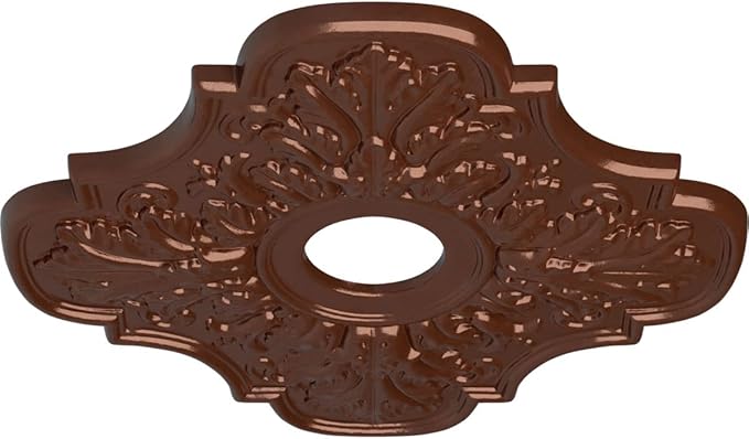 Ekena Millwork CM17PECPSDecorative Ceiling Medallions Modeled After Original Historical Patterns & Designs, Copper Penny