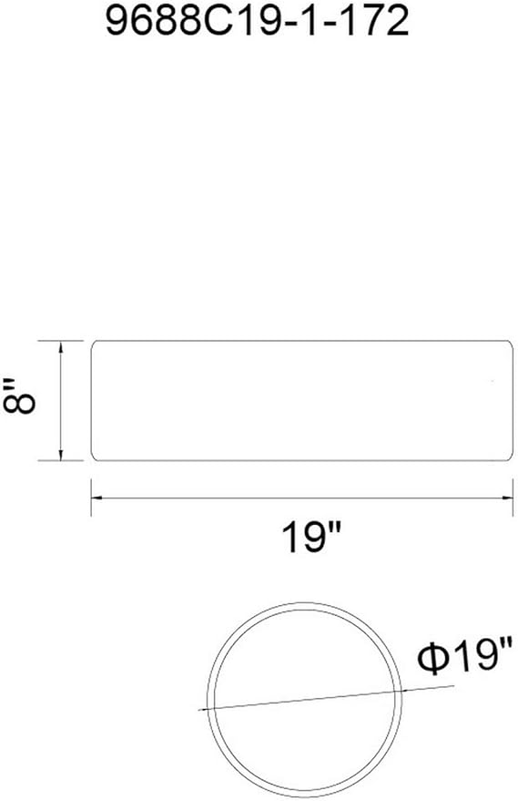 CWI Lighting 19" White Flush Mount Light for Bedroom, Hallway – 3-Light Modern Design with E26 Bulb Base – LED Compatible, Dome Shade – BACL Certified