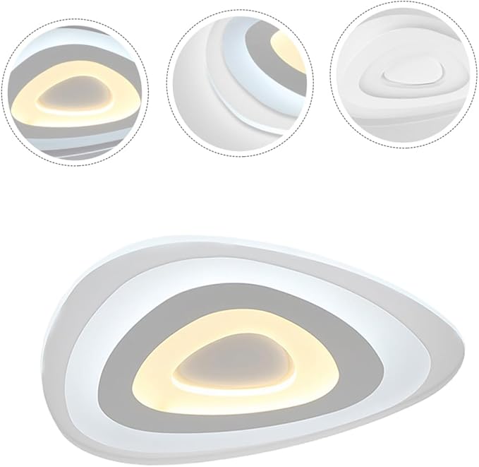 DOITOOL 1pc Ultra-Thin Led Ceiling Lamp Modern Minimalist Design for Home Bedroom Living Room and Boys and Girls Rooms Diameter Three Temperature Options Easy to Install