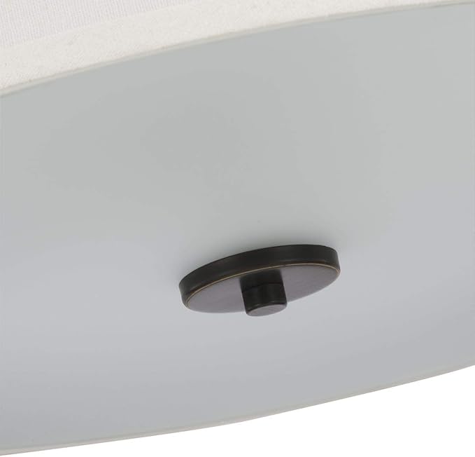 Progress Lighting Inspire Collection Antique Bronze Three-Light 18" Semi-Flush Mount, 11.50x18.00x18.00