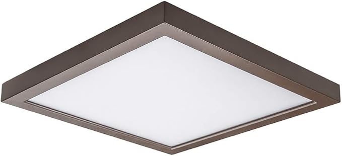 WAC Lighting, Square 5in LED Energy Star Flush Mount 3500K in Brushed Nickel