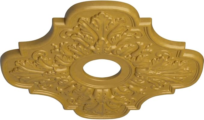 Ekena Millwork CM17PEIGSDecorative Ceiling Medallions Modeled After Original Historical Patterns & Designs, Iridescent Gold