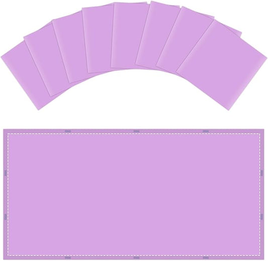Wiooffen 8 Pcs Fluorescent Light Covers with 80 Magnets Decorative for Classroom Ceiling Light 4x2 Feet Magnetic Filter Easy Install for Office Hospitals & Home Drop Ceiling Supplies(Purple)