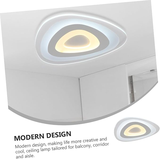 DOITOOL 1pc Ultra-Thin Led Ceiling Lamp Modern Minimalist Design for Home Bedroom Living Room and Boys and Girls Rooms Diameter Three Temperature Options Easy to Install