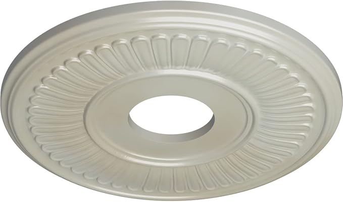 15 3/4"OD x 3 7/8"ID x 3/4"P Berkshire Ceiling Medallion (Fits Canopies up to 7"), Hand-Painted Flash Blue