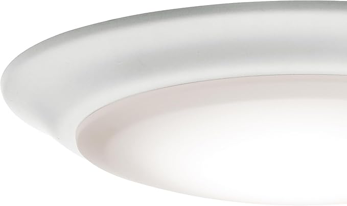 Kichler Horizon 7.4” LED Downlight/Ceiling Light 3000K in White, LED Ceiling Light Fixture for Modern Interiors, 43848WHLED30T