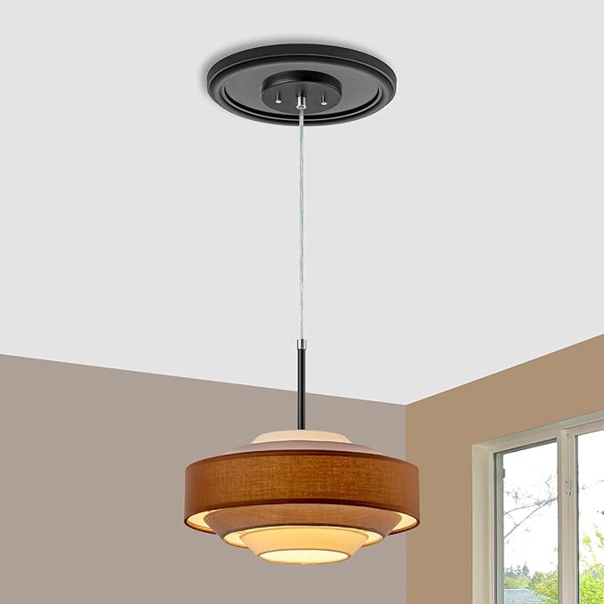 Black Molded PU Ceiling Medallion for Light Fixtures and Ceiling Fans 13 inch OD x 4 inch ID x 1 inch P Fits Canopies Up to 10.25 inch
