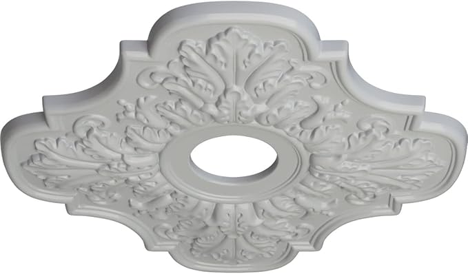 Ekena Millwork CM17PEFRFDecorative Ceiling Medallions Modeled After Original Historical Patterns & Designs, Frost