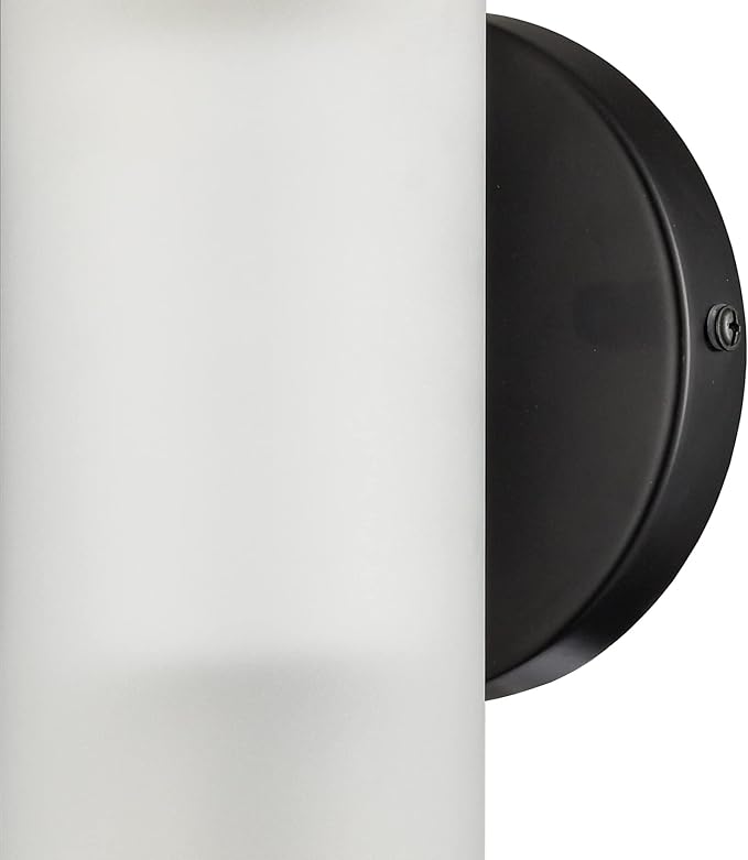 DAYCENT Modern Farmhouse Black Bathroom Light Fixtures Wall Sconces Set of Two Cylinder Sconce Lighting