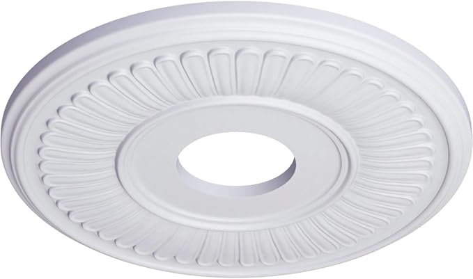15 3/4"OD x 3 7/8"ID x 3/4"P Berkshire Ceiling Medallion (Fits Canopies up to 7")