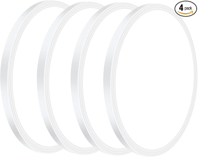 4Pack 2800LM Flush Mount LED Ceiling Lights,White 24W Slim Ceiling Light Fixture Round Day White 6000K Thin Round Flat 9Inch Ceiling lamp 120V Surface LED Ceiling Light 250W Equivalent