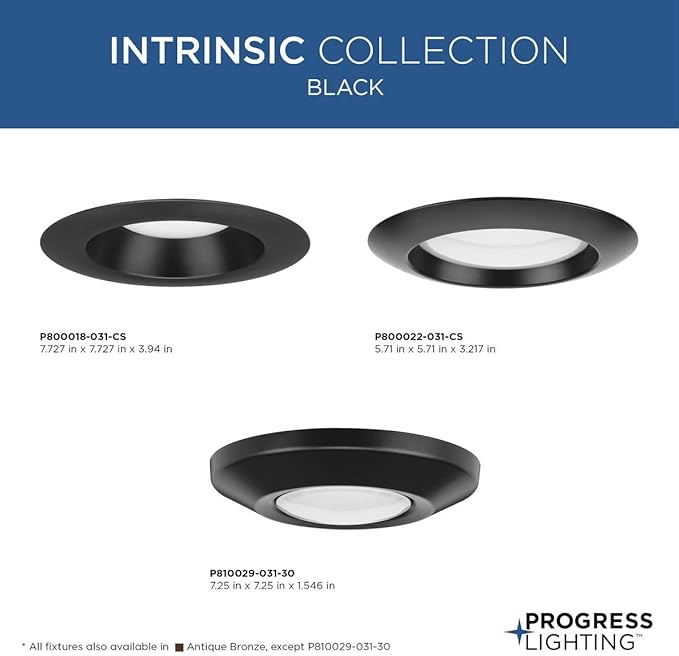 Progress Lighting Intrinsic - 15.5W 1 LED Adjustable Eyeball Flush Mount in Contemporary Style-1.546 Inches Tall and 7.25 Inches Wide