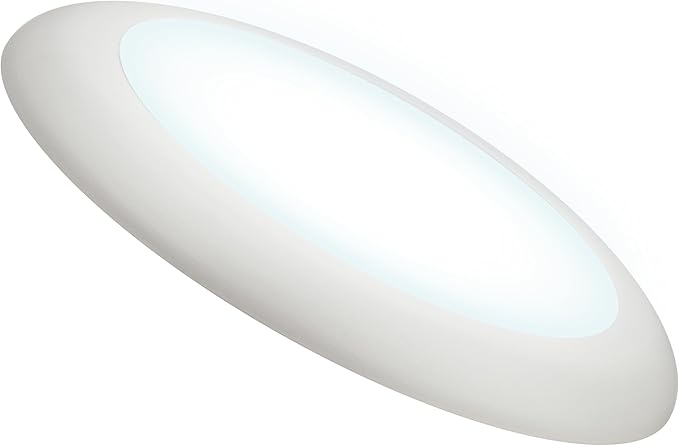 Ultralux 12" LED Flush Mount Ceiling Light – Dimmable, Slim Ceiling Light - Over 50,000 Hours of Energy Efficient LED Light - Multi-Purpose Easy-Install Light Fixture - (1 Pack, Cool White)