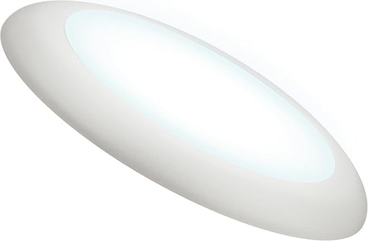 Ultralux 12" LED Flush Mount Ceiling Light – Dimmable, Slim Ceiling Light - Over 50,000 Hours of Energy Efficient LED Light - Multi-Purpose Easy-Install Light Fixture - (1 Pack, Cool White)