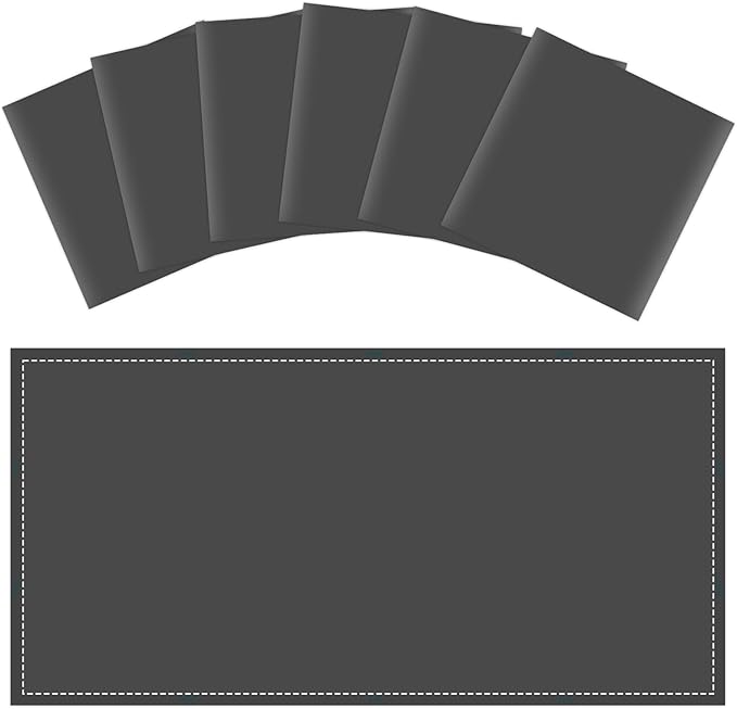 Wiooffen 6 Pcs Fluorescent Light Covers with 60 Magnets Decorative for Classroom Ceiling Light 4x2 Feet Magnetic Filter Easy Install for Office Hospitals & Home Drop Ceiling Supplies(Black)